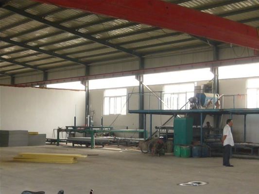 آلة صنع بلاط السقف ذو الشكل الجانبي الملون من الألياف الأسمنتية للبناء