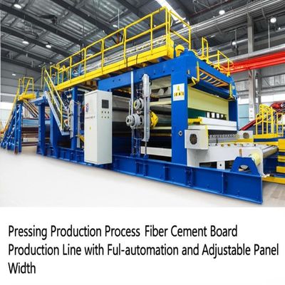 Pressing Production Process Fiber Cement Board Production Line with Ful-automation and Adjustable Panel Width