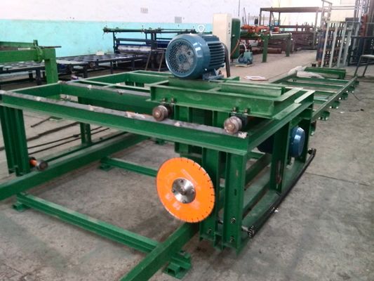 آلة تصنيع بلاط الموجات الملونة من القش ، عكس في مرحلة تشغيل تكنولوجيا