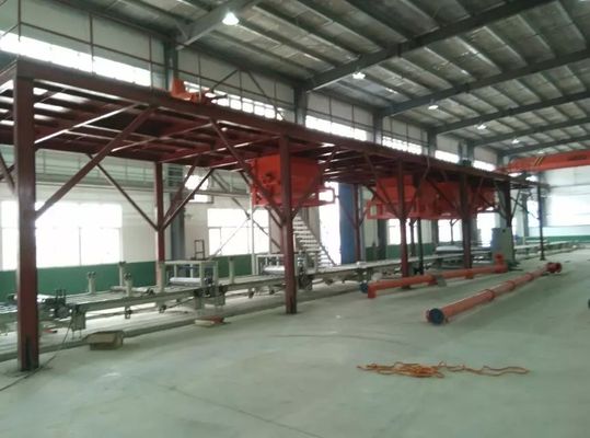 آلة ألواح تسقيف موجات أكسيد المغنيسيوم المطلية / المغلفة بغشاء PET بسماكة 3 مم - 6 مم