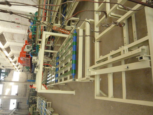 1220ملم عرض لوح أكسيد المغنيسيوم خط إنتاج للوحة عازلة الصوت 1500 ورقة في كل نوبة