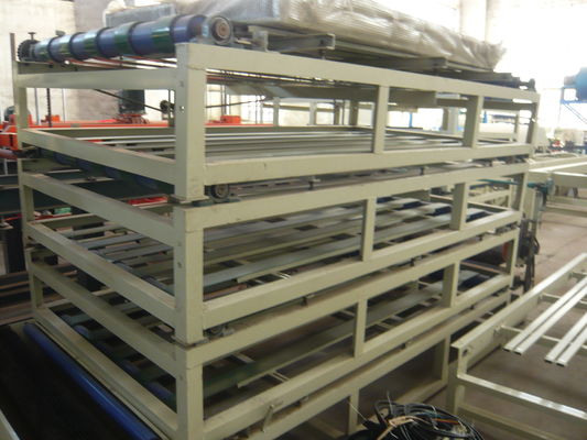 آلات تصنيع الأبواب المصنوعة من الألياف الاسمنتية مع تقنية التطويق المزدوج