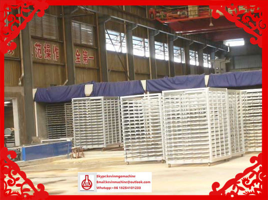 خط إنتاج ألواح أكسيد المغنيسيوم ، آلة تحويل ألواح الجبس الآلية