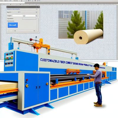 خط إنتاج ألواح الأسمنت الليفي القابلة للتخصيص مع عزل صوتي ≥45 ديسيبل