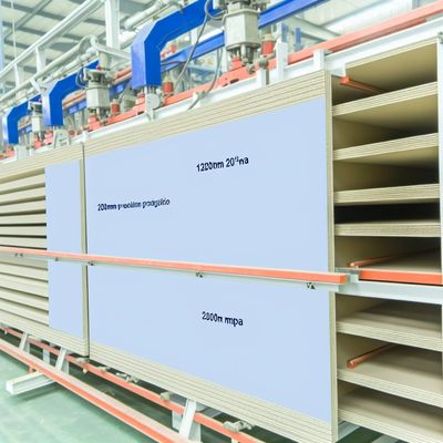 خط إنتاج ألواح الأسمنت المصنوعة من الألياف لـ 1200mm عرض و ≥ 20Mpa قوة