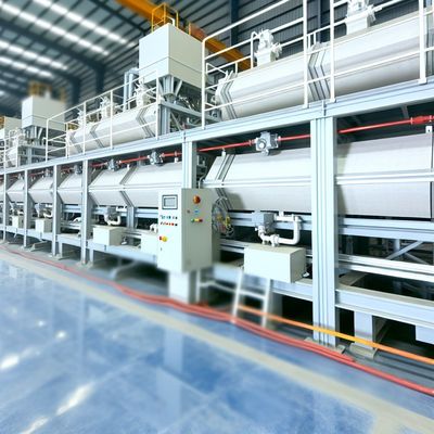 خط إنتاج ألواح الأسمنت الليفي بكثافة 1.2-1.6 جم/سم3 و≤0.25 واط/متر كلفن للتوصيل الحراري