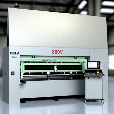 آلة تشكيل لوحات الحائط 380 فولت مع شاشة لمسة دلتا وتغذية تلقائية