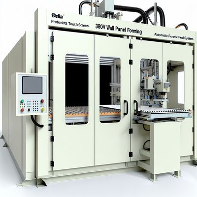 آلة تشكيل لوحات الحائط 380 فولت مع شاشة لمسة دلتا وتغذية تلقائية