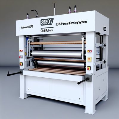 آلة تشكيل ألواح الجدران 380 فولت مع رغوة EPS أوتوماتيكية وبكرات Cr12