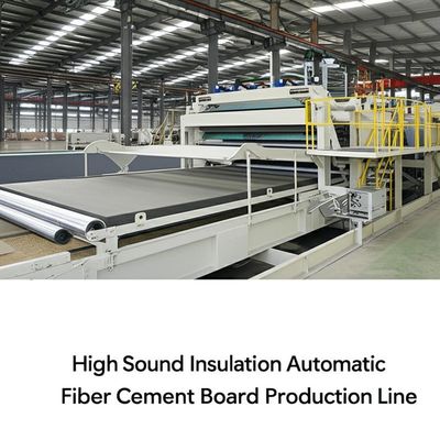 خط إنتاج ألواح الأسمنت الليفي الأوتوماتيكية عالية العزل الصوتي للمواد والكفاءة