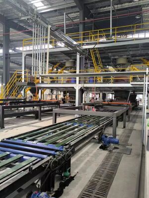 التوتر 380v أوتوماتيكية الأثاث XPS عزل البلاط الخلفي لوحة إنتاج خط