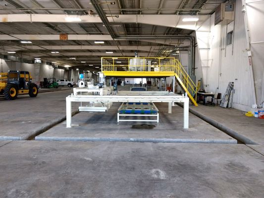 آلة الألواح الساندويتش الأوتوماتيكية لملء مسحوق الأسمنت ومواد صنع بودرة التلك