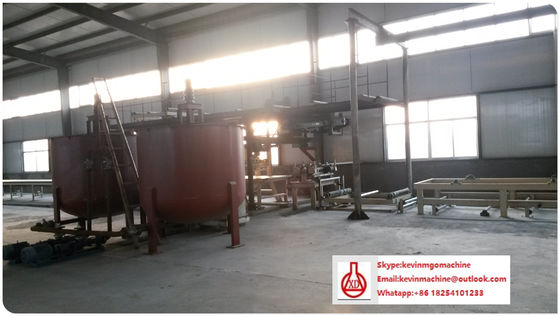 خط إنتاج ألواح أكسيد المغنيسيوم عالية الكثافة بتقنية البثق ذات الأسطوانات المزدوجة