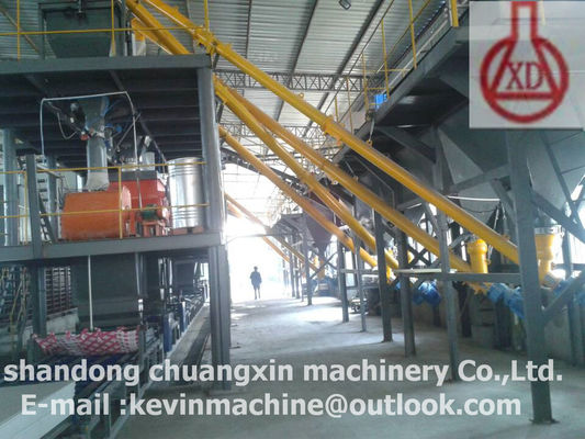 خط إنتاج ألواح أكسيد المغنيسيوم لصنع ألواح MgO بطول 25 مترًا * عرض 1.58 مترًا * ارتفاع 1.8 مترًا