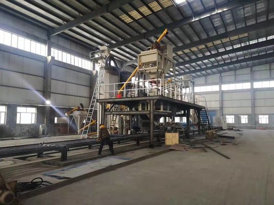 خط إنتاج ألواح MgO الصديقة للبيئة تلقائي بالكامل مع باب محطم مضاد للحريق