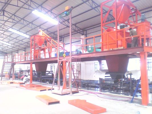 خط إنتاج ألواح الساندويتش طويلة العمر من أكسيد المغنيسيوم وألواح الأسمنت الليفي